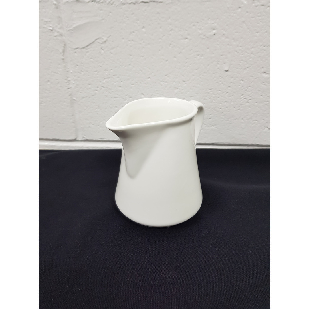 Jug - Milk - White Ceramic image 0